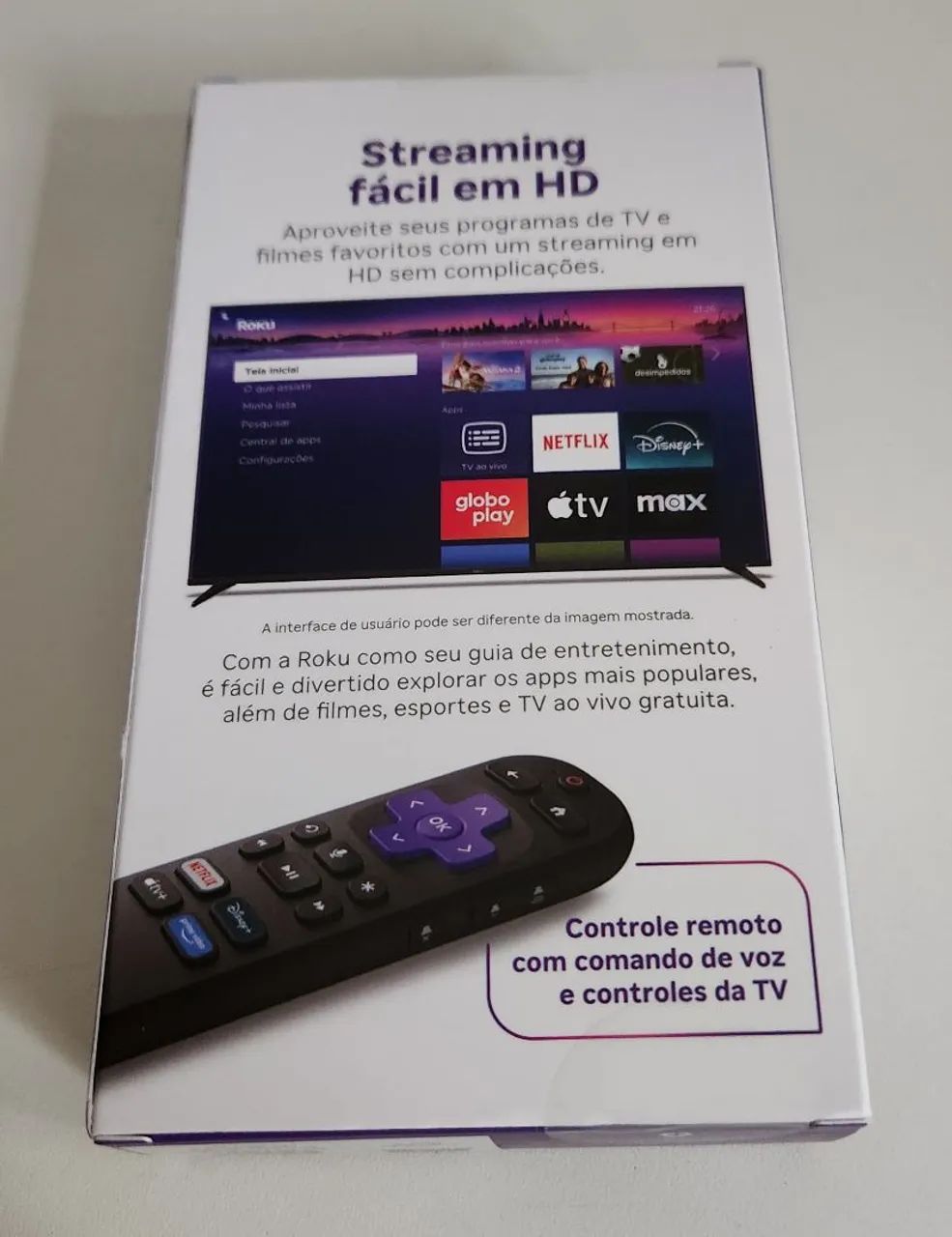 Roku Streaming Stick HD Novo Lacrado Entrega Imediata - Foto 3