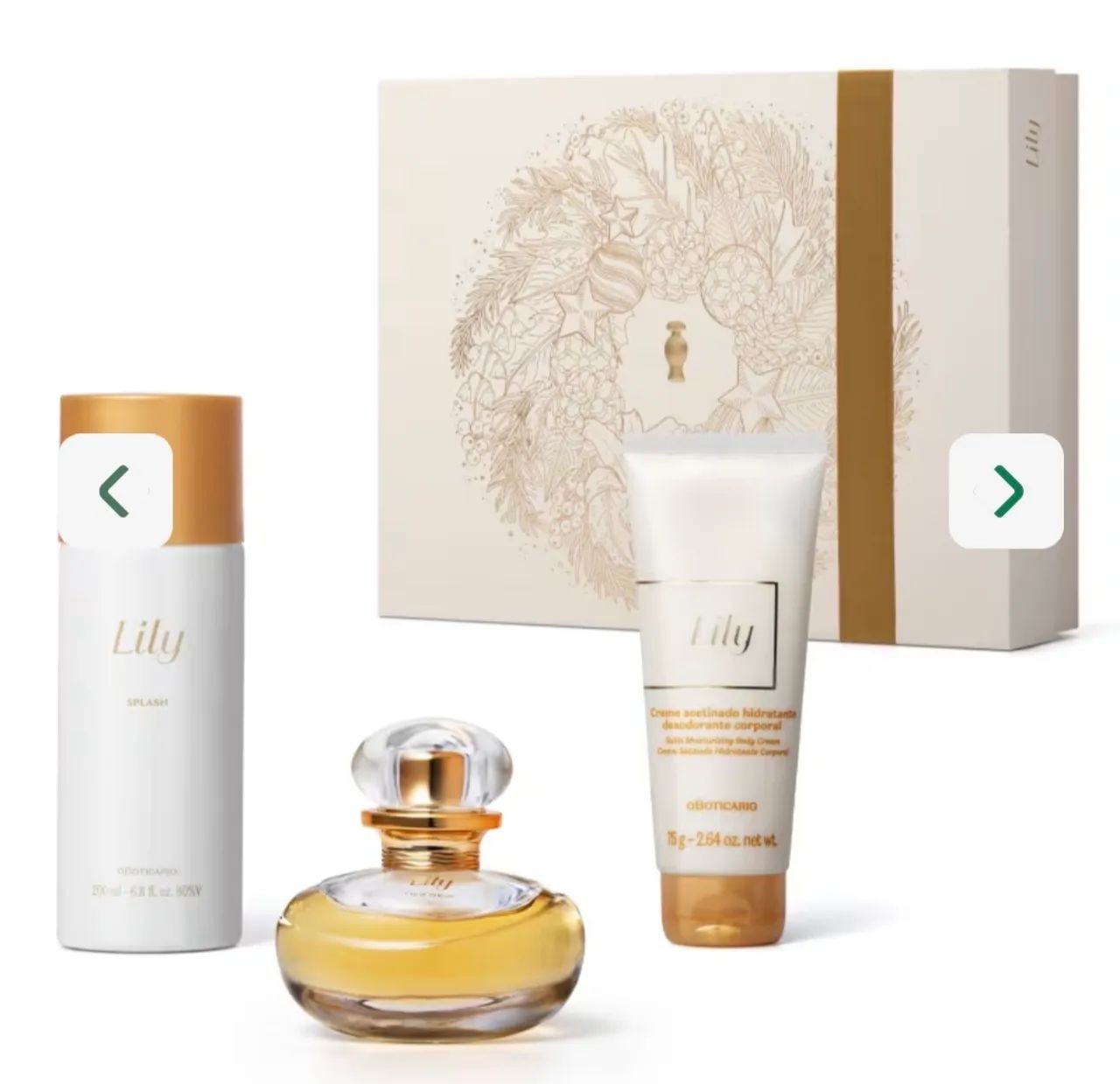 Vendo kit o Boticário do Lilly 