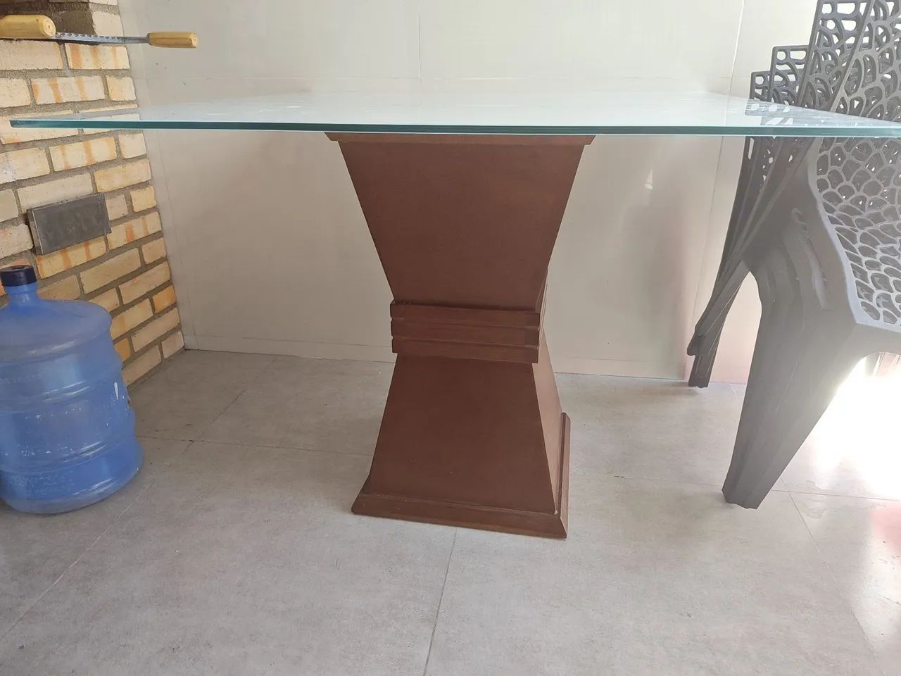 Mesa para 4 cadeiras seminova - Foto 2