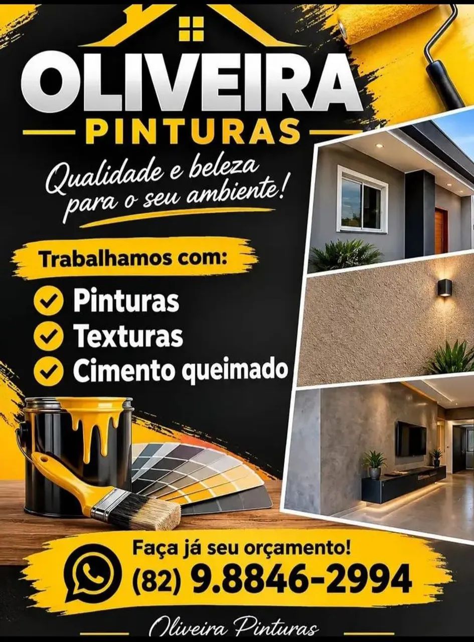 Pintura de casa e apartamento, em geral.