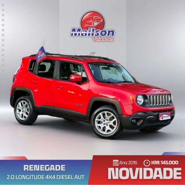 Jeep Renegade Longitude 2.0 4X4 TB Diesel AUT 2016