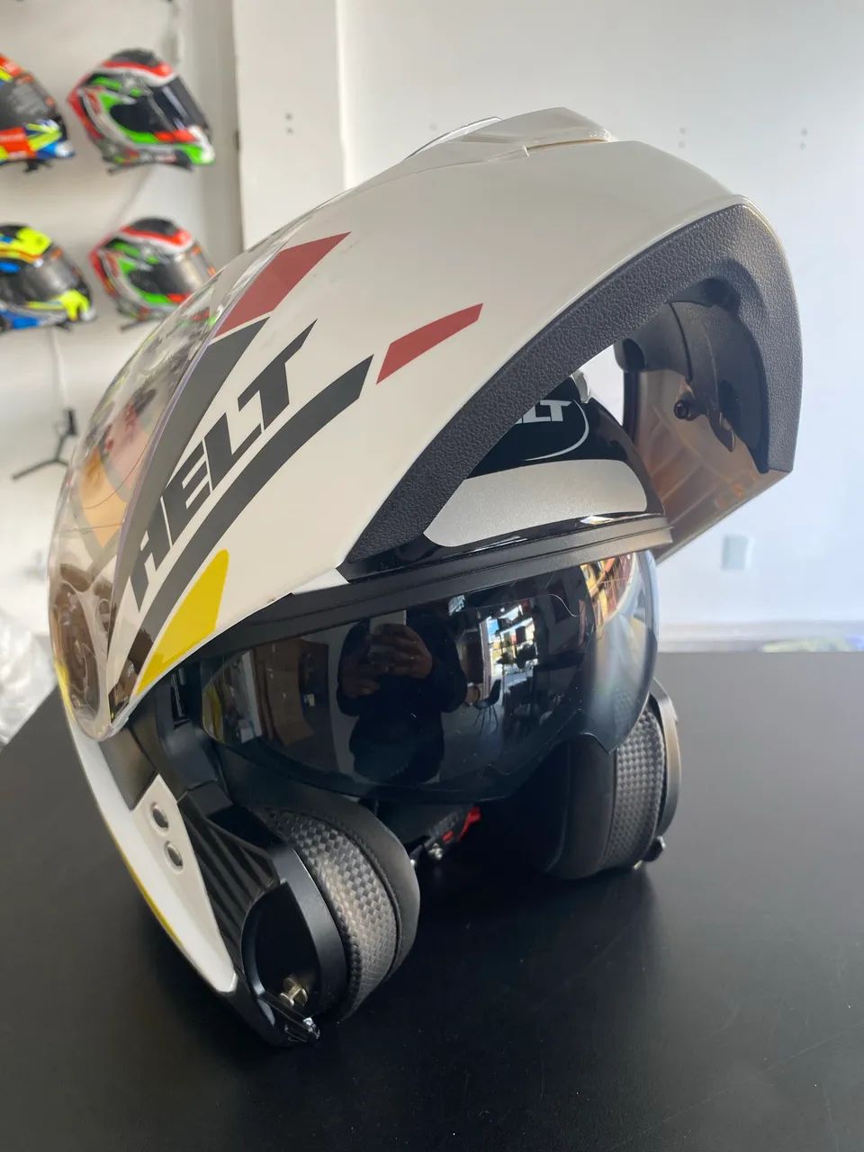 Capacete escamoteável Helt - Foto 4