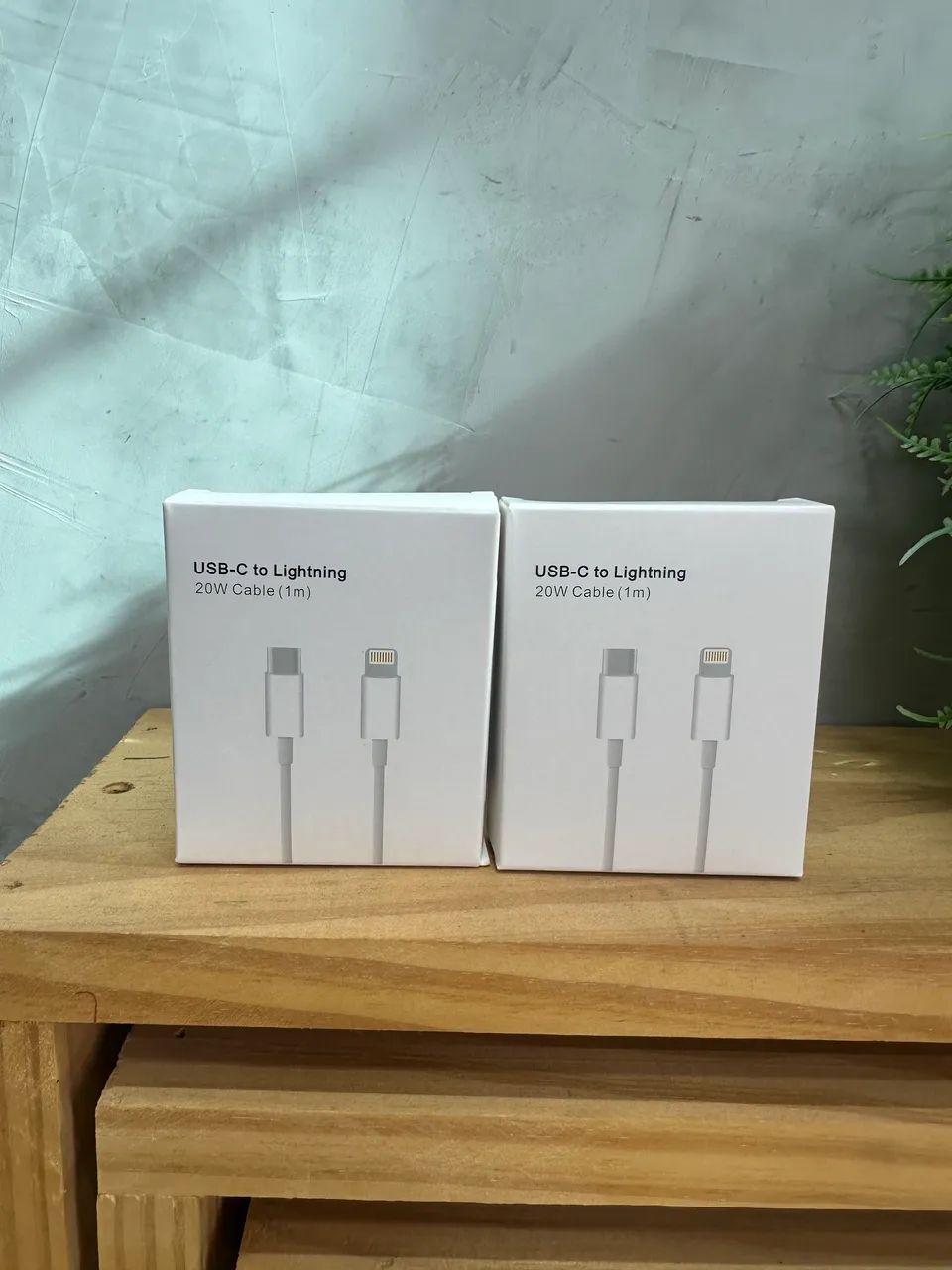 Kit 2 Cabos de iPhone USB-C / Lightning 1 metro  - Foto 2