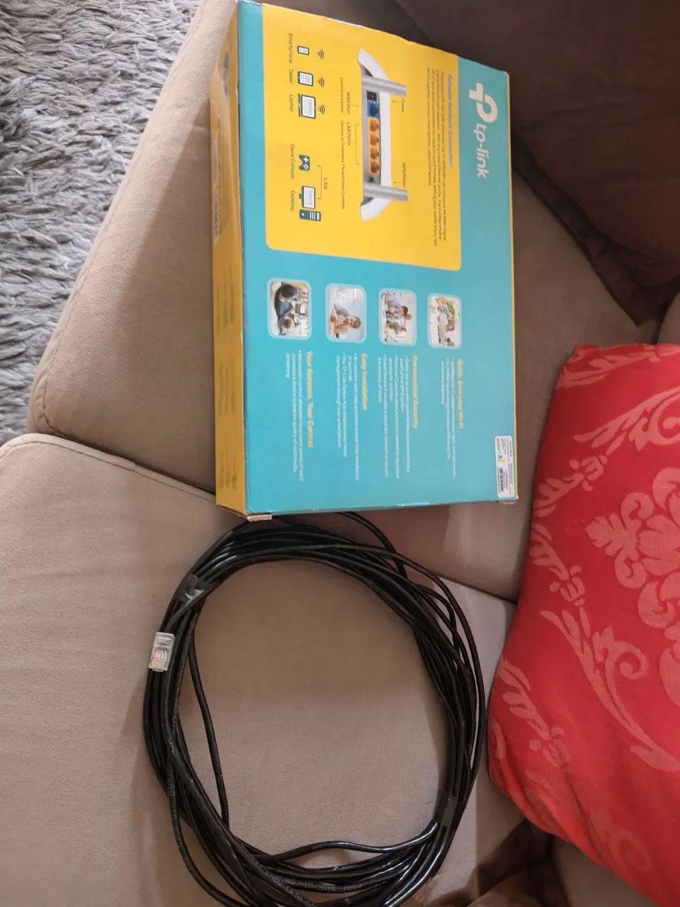 Roteador Tp -link 300MB + 15M Cabo - Foto 2