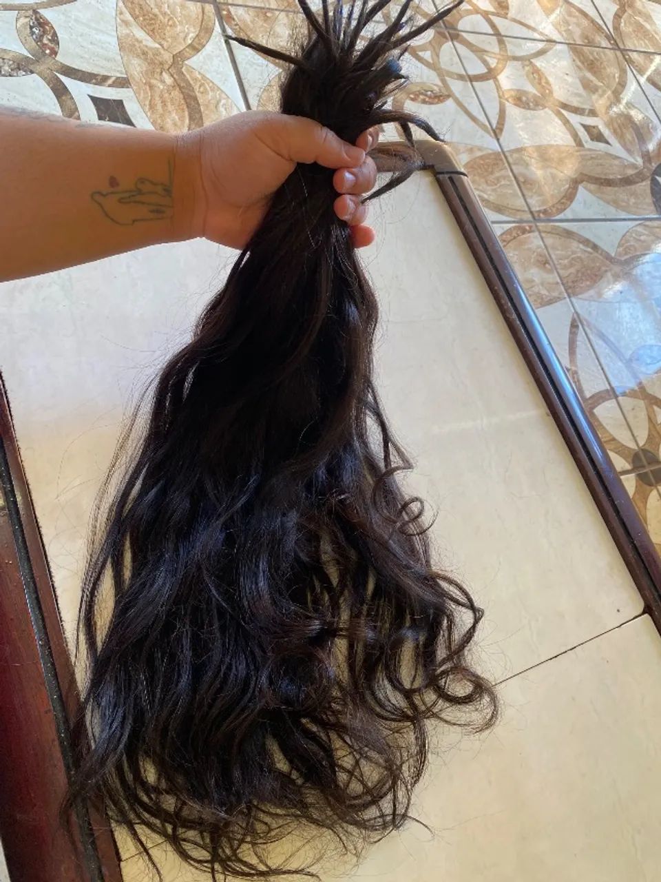 Cabelo humano vietnamita limpo  - Foto 2