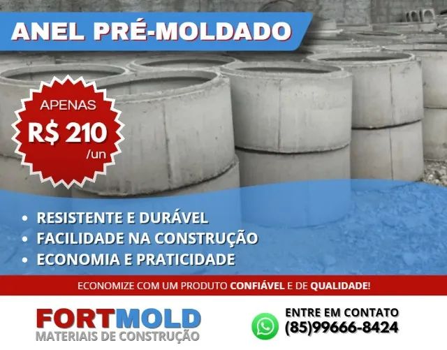 ANEL PRÉ-MOLDADO