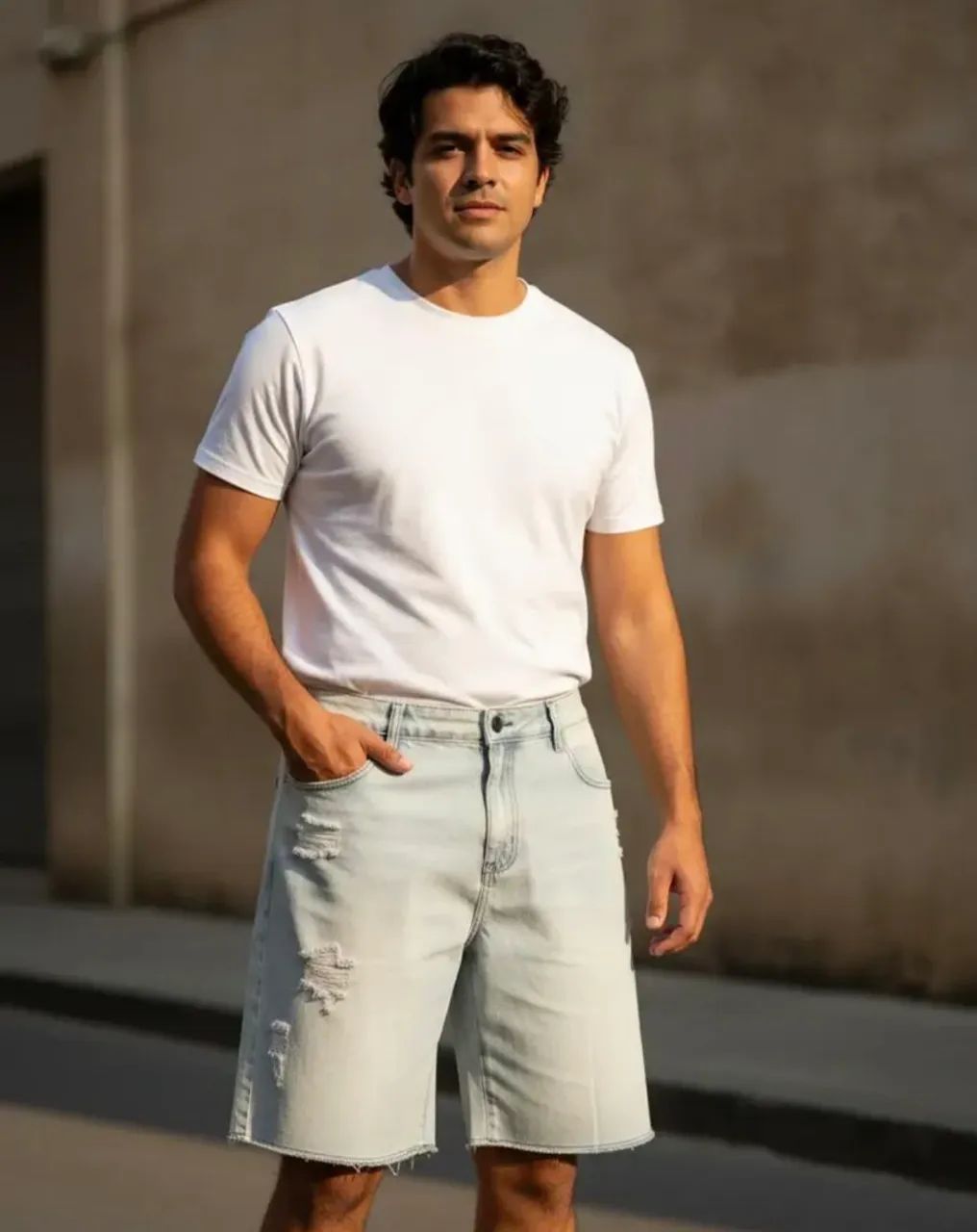 Bermuda Jeans Masculina 62