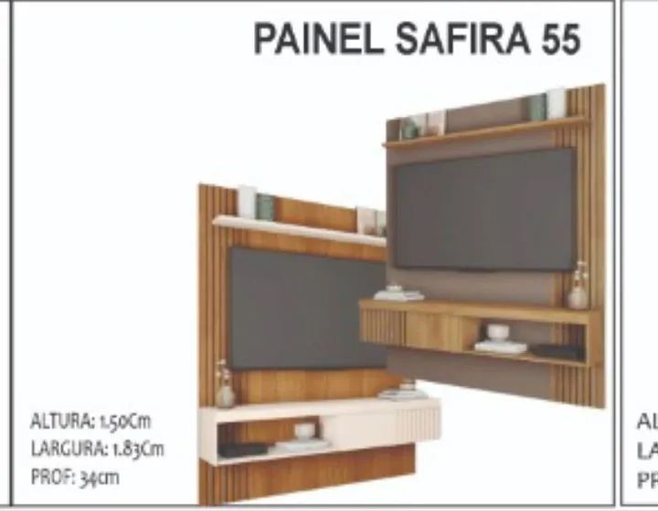 Painel para TV de até 55" - Foto 2