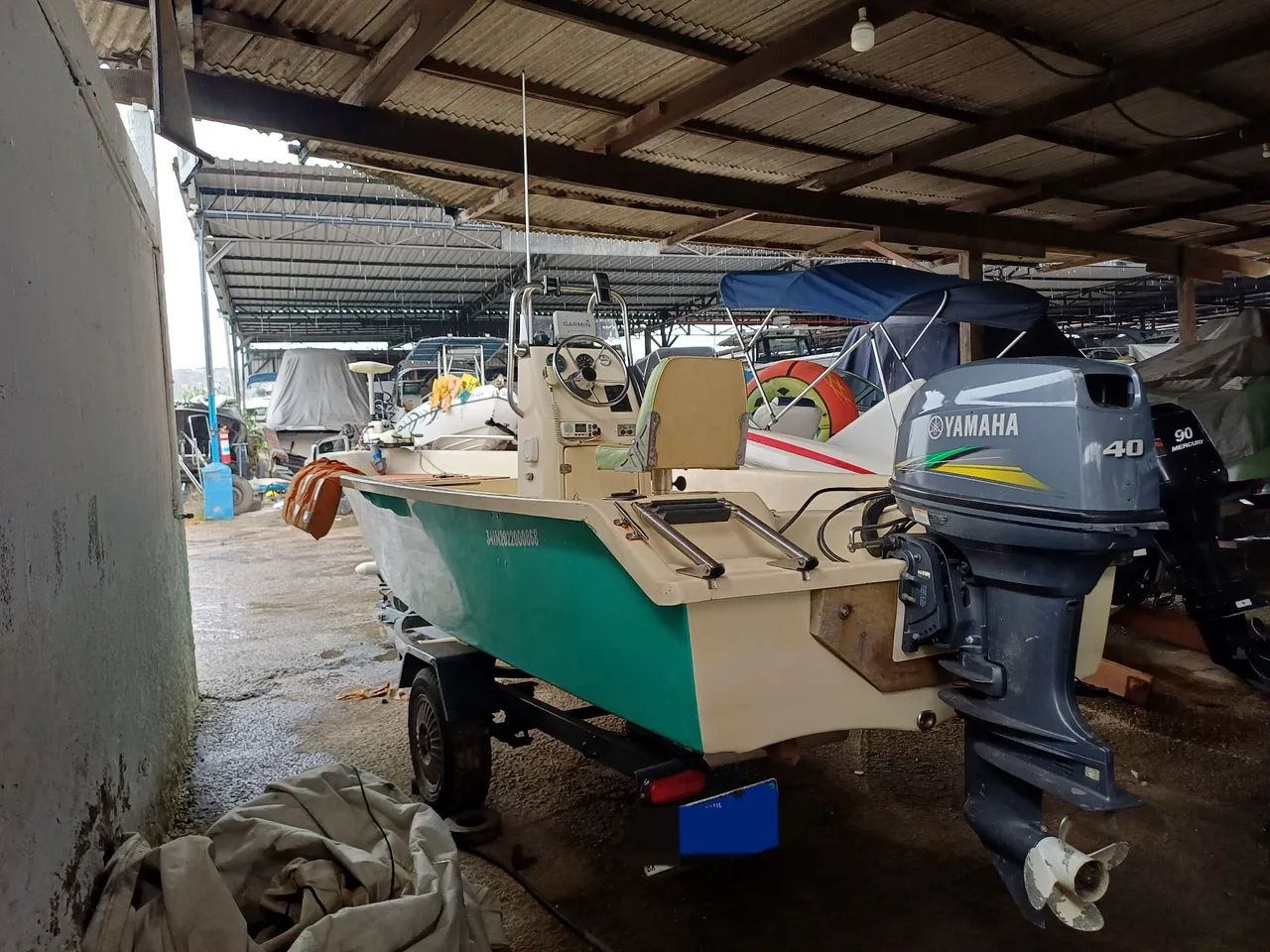 Lancha fishing ( WR 17 com motor yamaha 40hp) - Foto 6