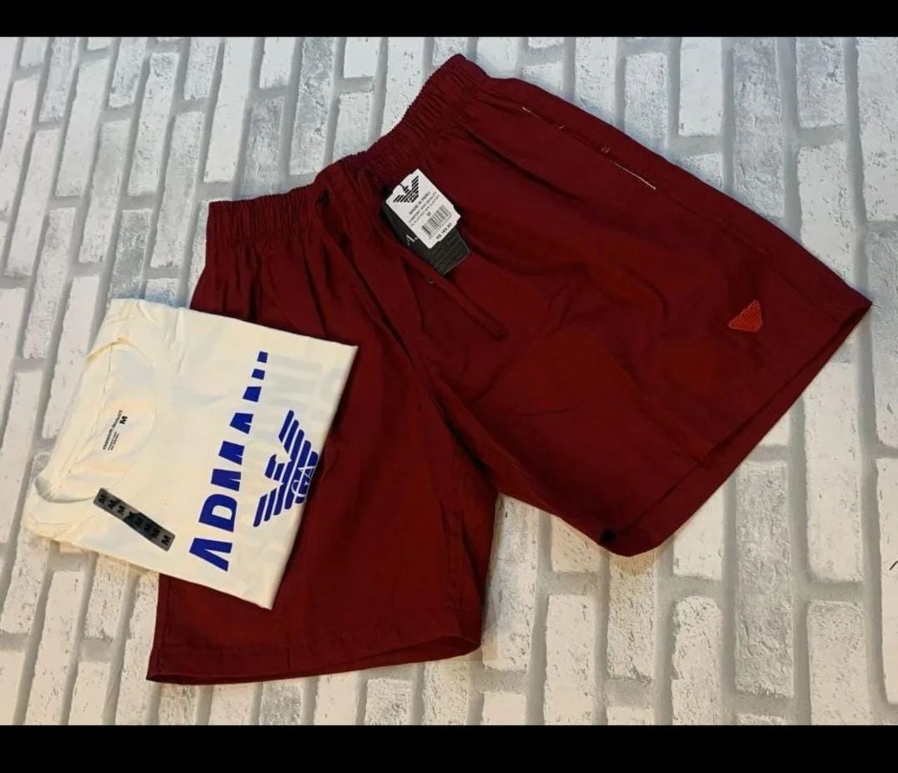 conjuntos short brim e blusas do p ao gg - Foto 2