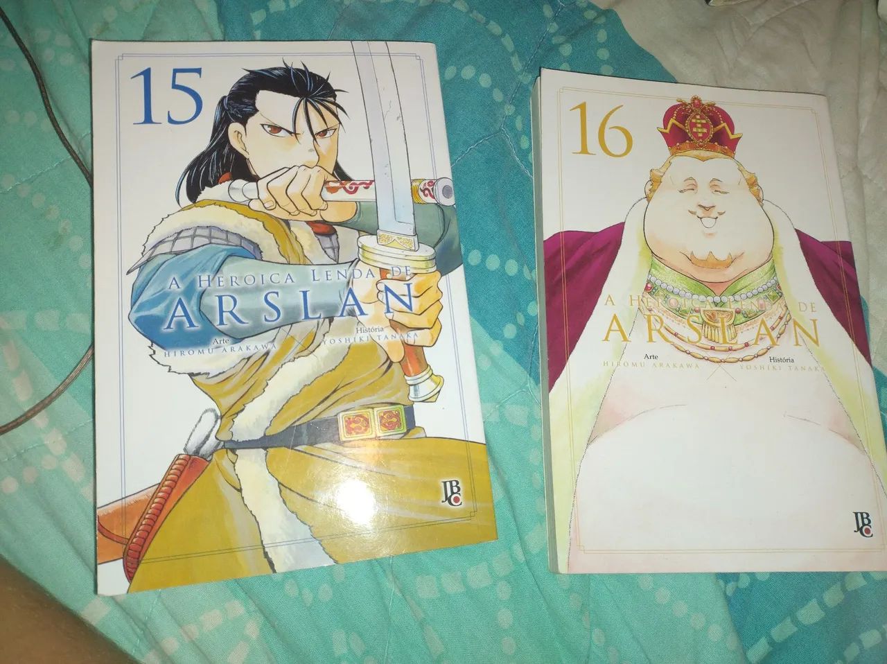 Arslan mangá 15 e 16