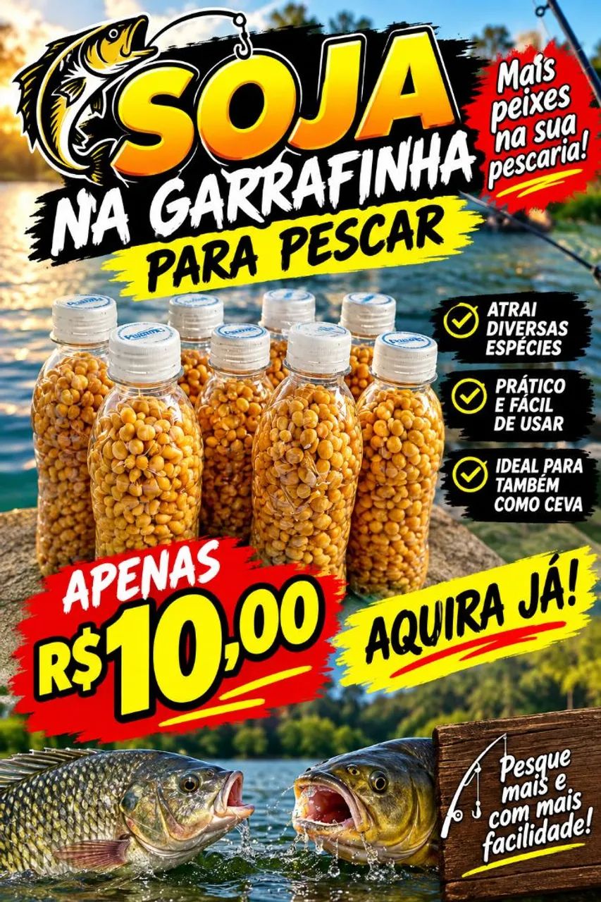 Vendo Soja para pescar 
