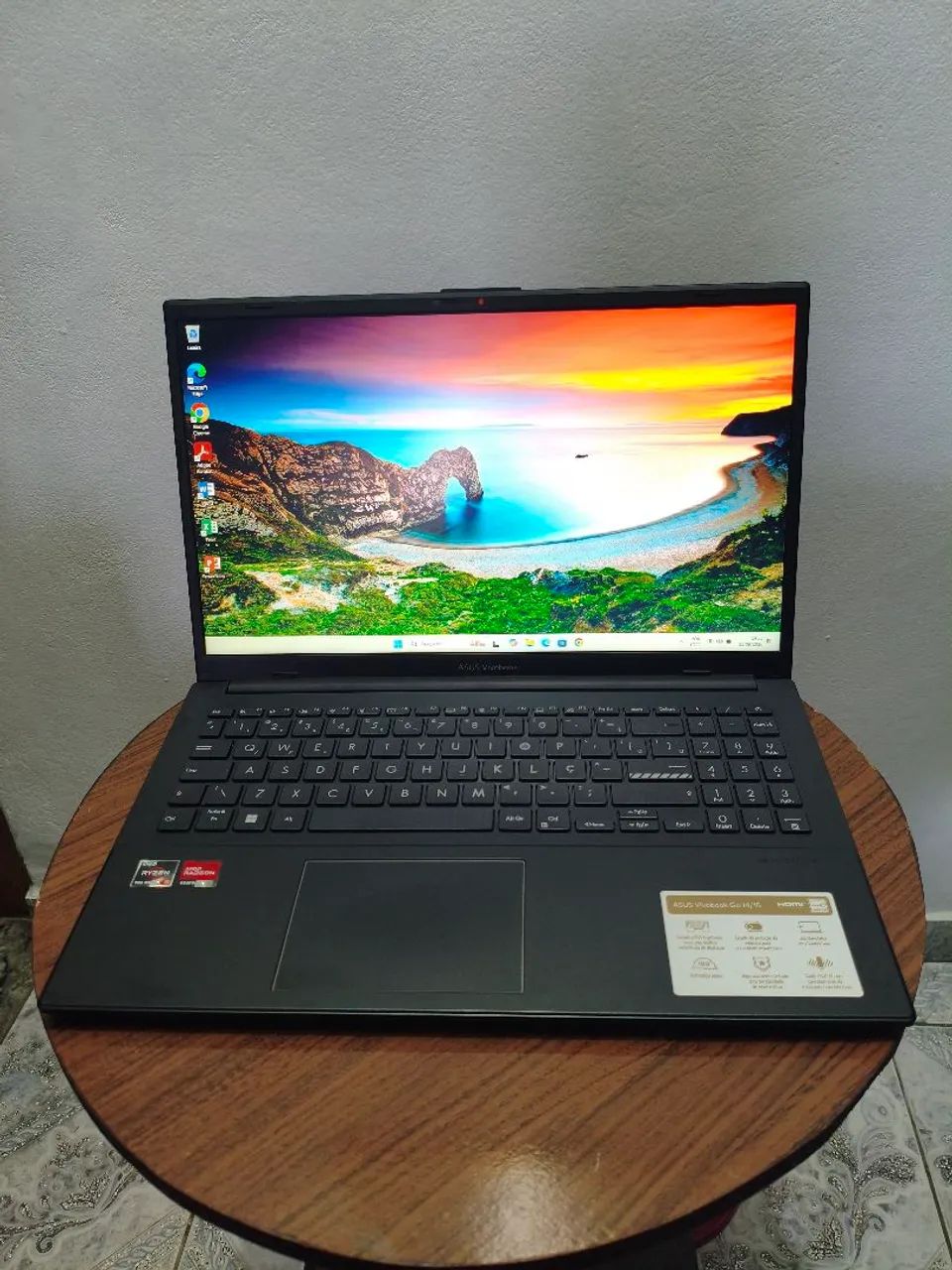 Notebook Asus gamer processador Ryzen, placa de vídeo e ssd - Foto 2