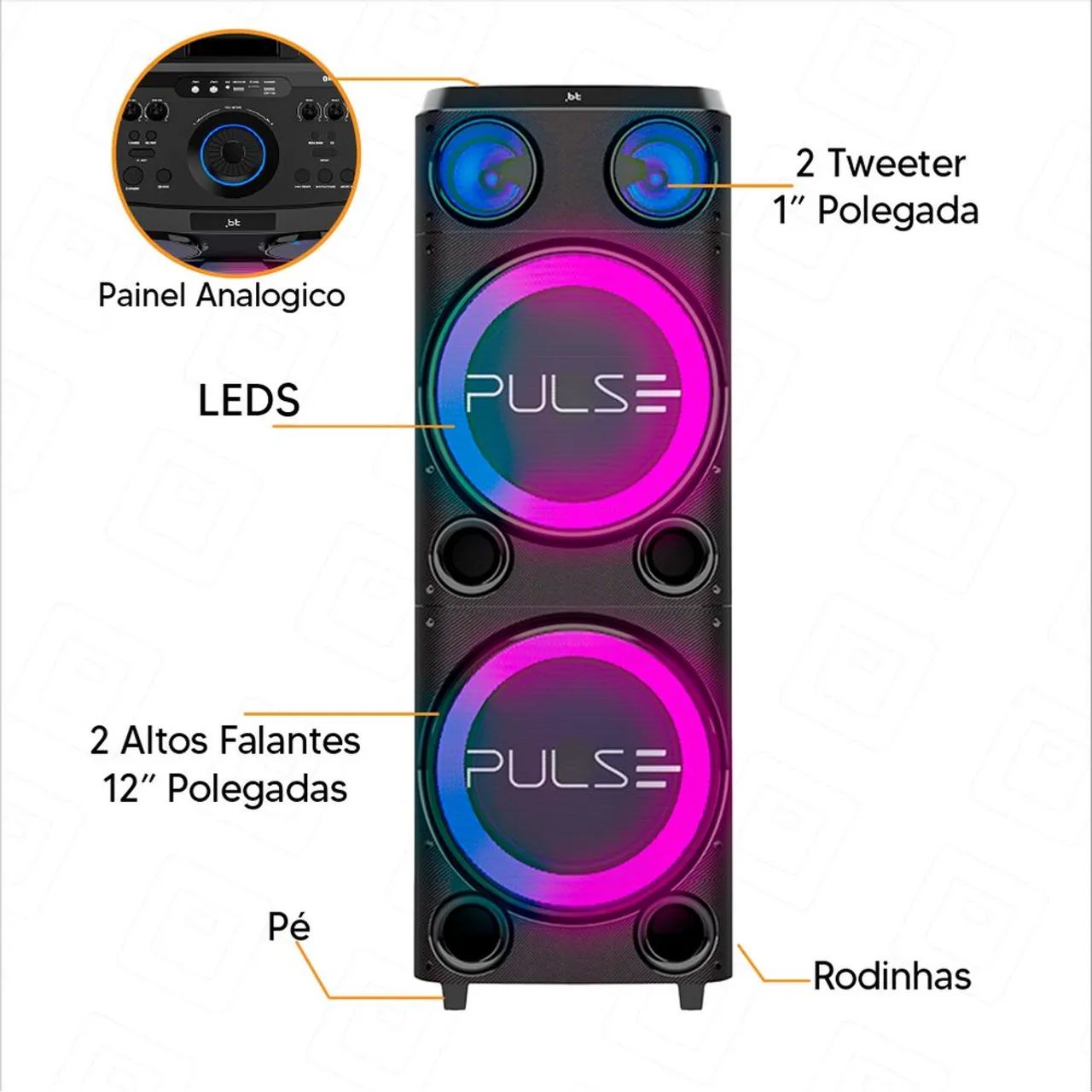 Caixa de som Pulse 