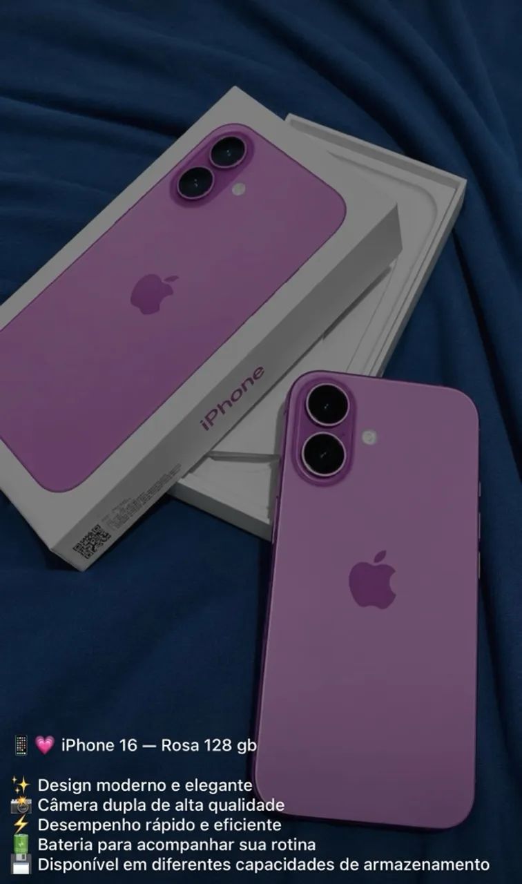 iPhone 16 rosa 