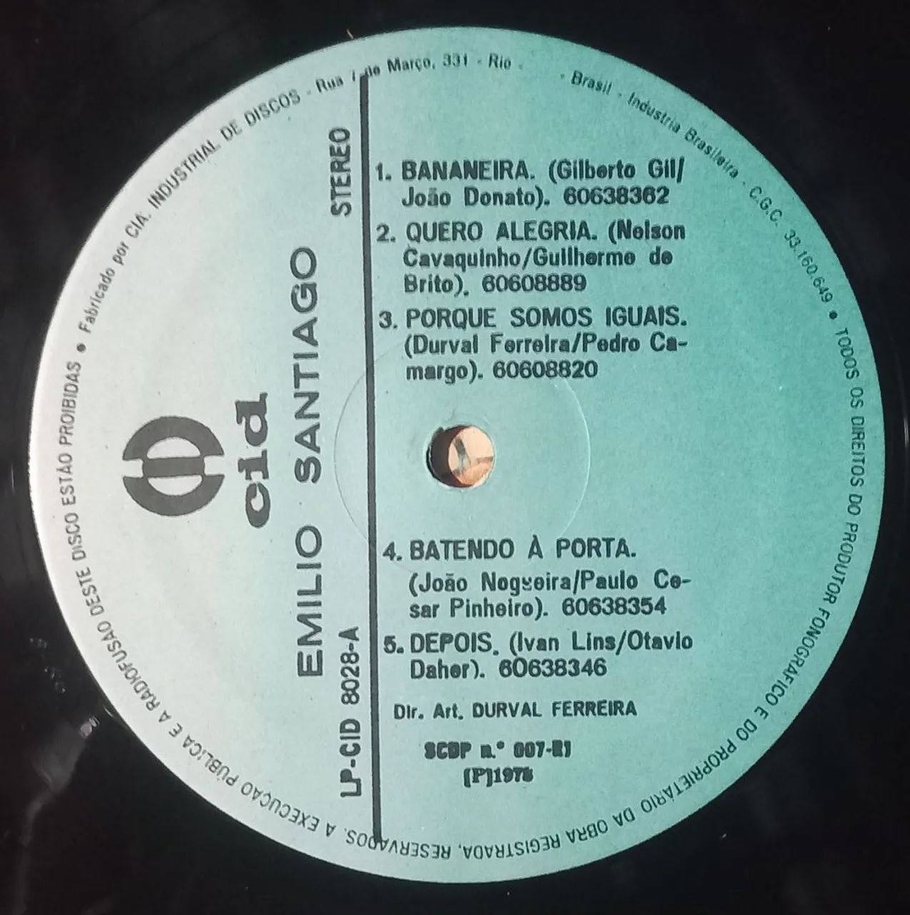 VENDO LP DISCO VINIL EMÍLIO SANTIAGO 1978 - Foto 5