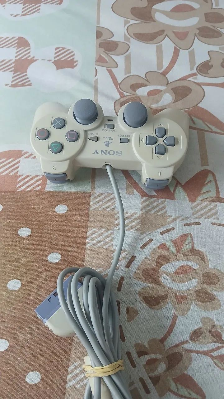 Controle original do PS1 intacto 100% funcionando perfeitamente! - Foto 2