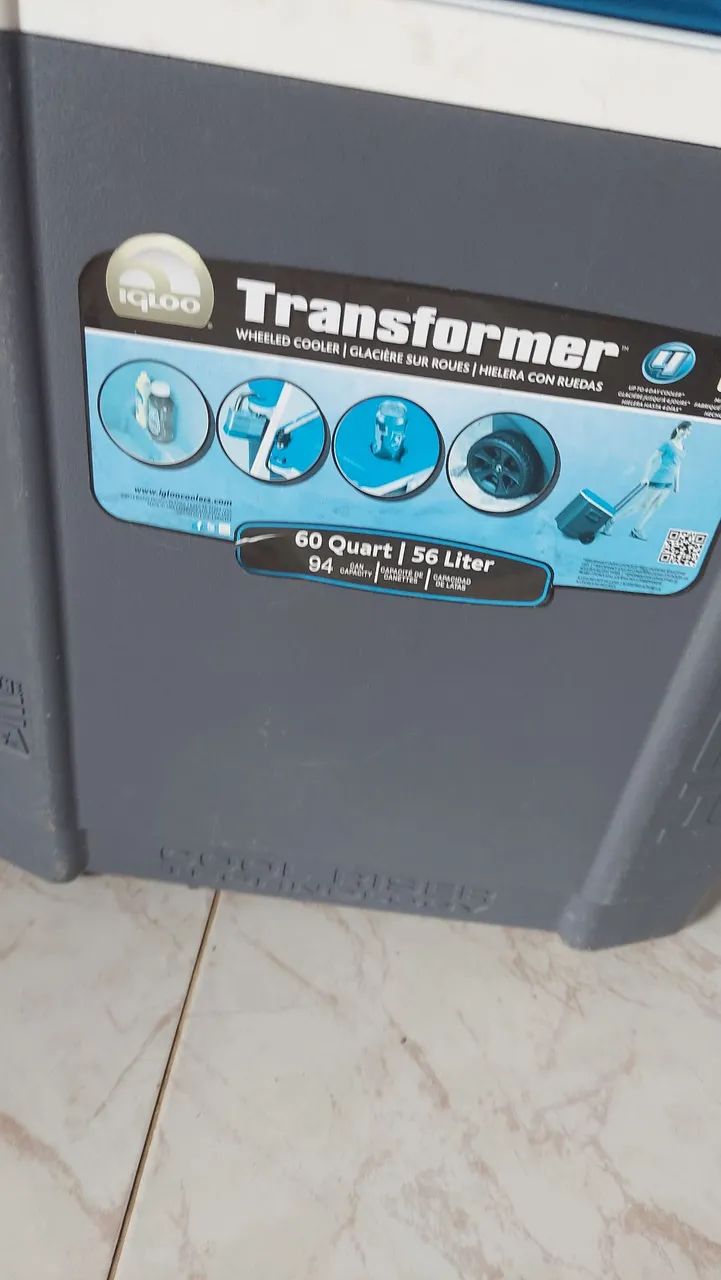 Cooler transformer 56l / 60 Quarter/94Cap com rodas