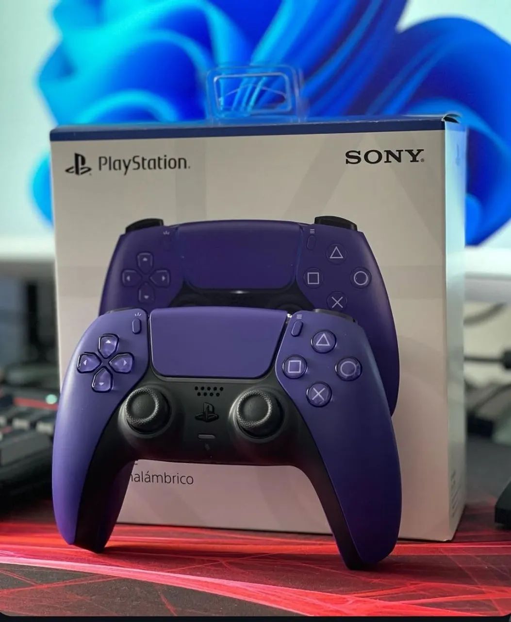 CONTROLE PS5 Galactic Roxo Dualsense Playstation 5 Sony Original Importado Novo Lacrado - Foto 2