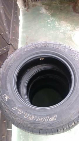 Oportunidade tá barato Vendo(parcelo) pneus Pirelli Scorpions atr meia vida - Foto 3