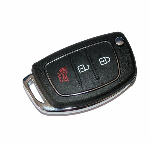Carcaça Capa Chave Canivete Hyundai Hb20 - 3 Botões Chc06