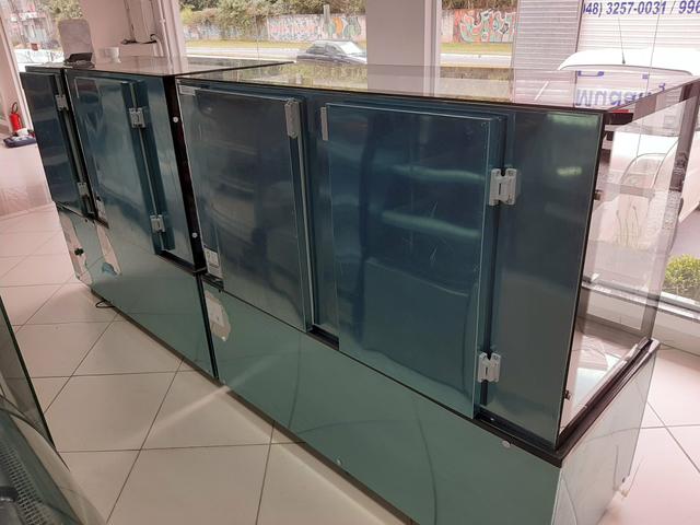 Vitrine seca de 1,50 com luz de led em todas as prateleiras 47- * jean - Foto 3