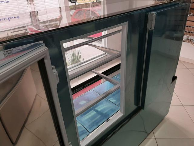 Vitrine seca de 1,50 com luz de led em todas as prateleiras 47- * jean - Foto 4