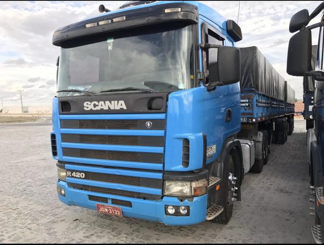 Scania r420 6x2 bitrem guerra 2008 - Foto 2
