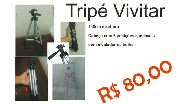 Tripé Vivitar para câmera
