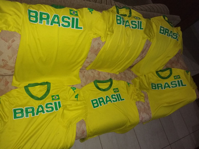 Camisas e bolas USADAS