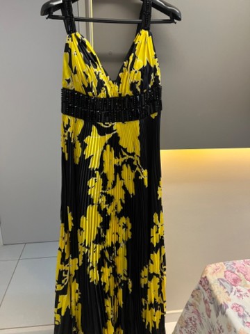 Vestido festa estampado com pedrarias  - Foto 2