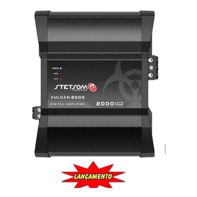 Lançamento Stetsom Vulcan 2000 1 2 e 4 ohms novo 1 ano de Garantia :