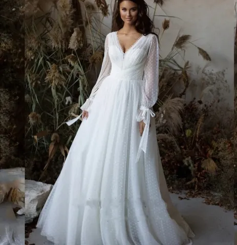 Vestido de Noiva Sereia Manga Longa Todo Bordado, Roupa de Casamento  Feminina Cinderela Noivas Usado 73046914