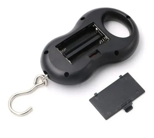 Balança Digital Portátil Gancho Pesca E Mala Bagagem 50kg - 413 - Foto 3