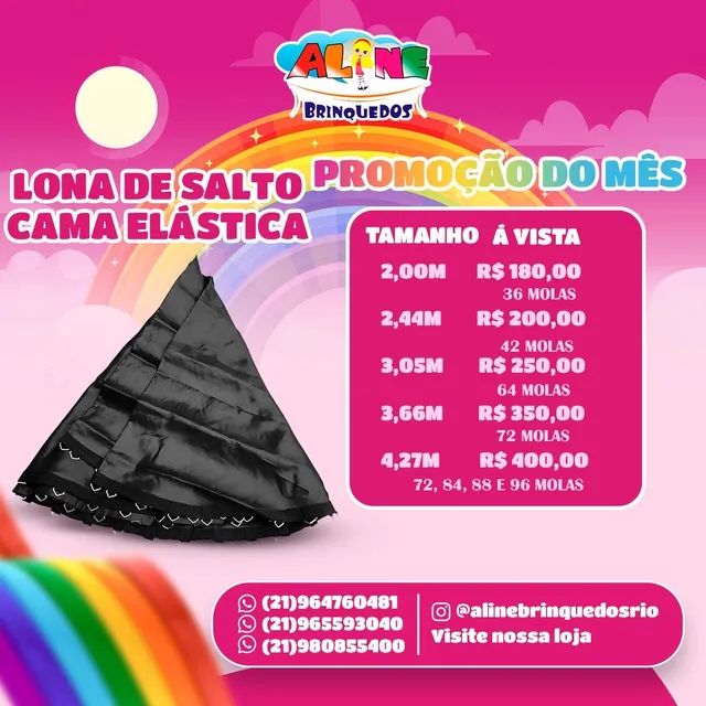 lona para cama elástica 