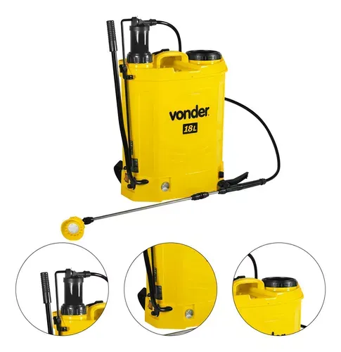 Pulverizador Agrícola 18 Litros Vonder Bateria ou Manual