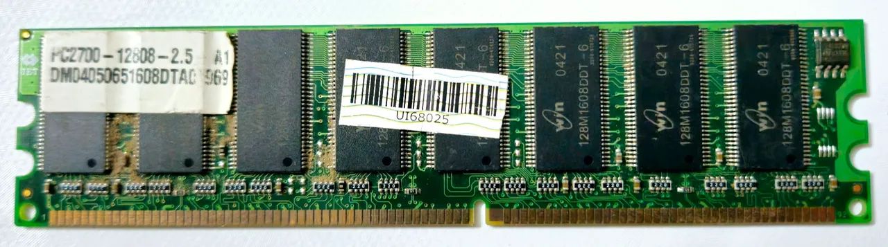 Memória RAM 128MB 1608DDT PC2700