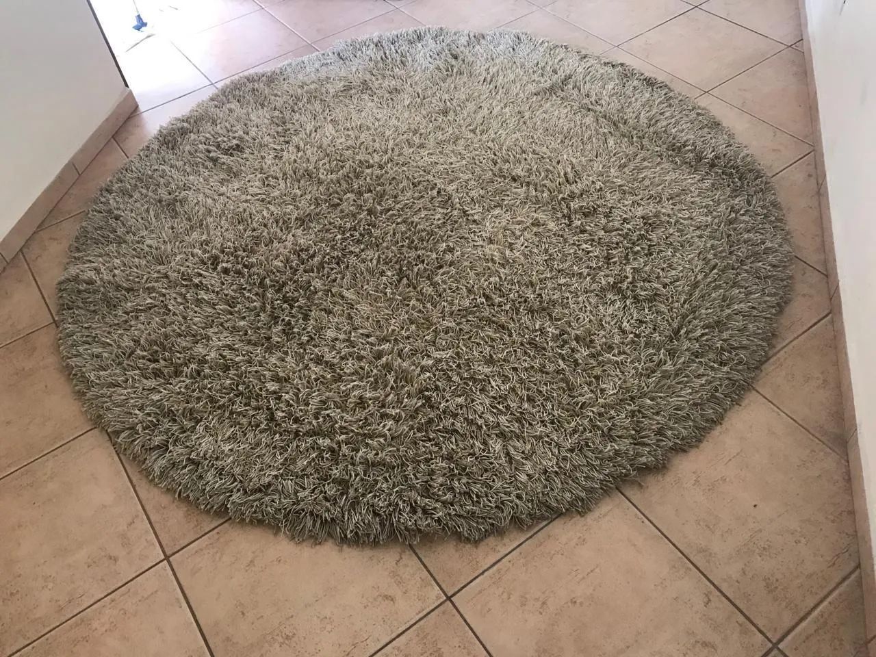 Tapete Peludo Redondo para Sala