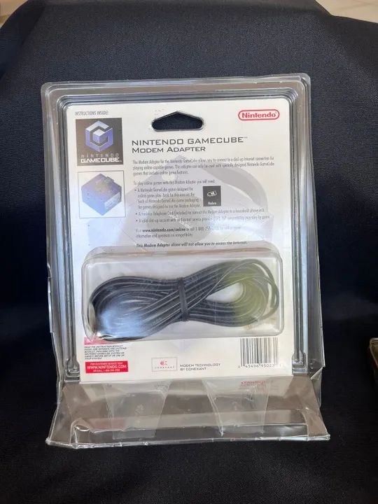 Nintendo Game Cube Modem para jogar online + Memory Card | Lacrado - Foto 4