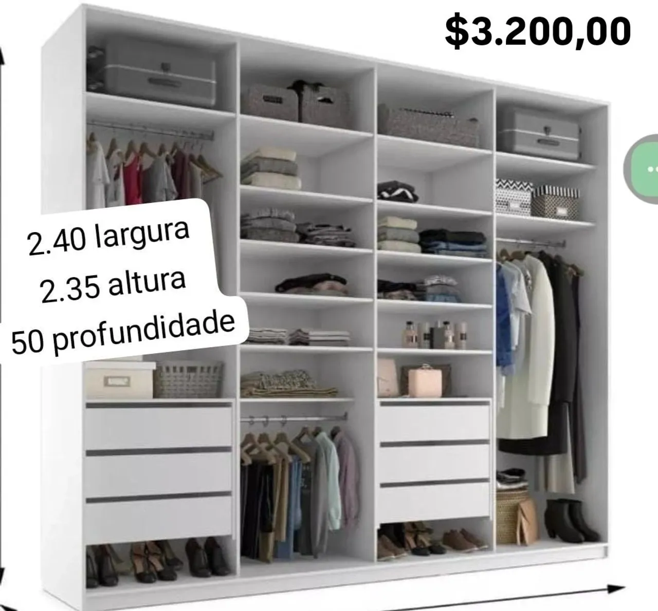 CLOSET PLANEJADO SUPER GRANDE