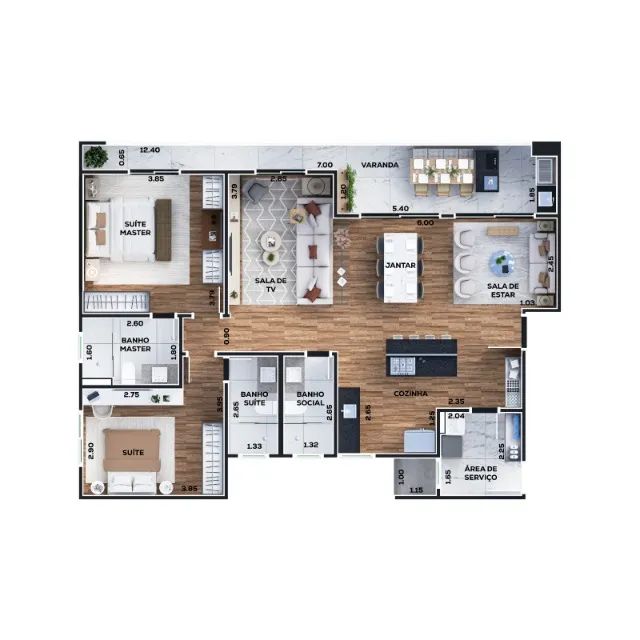 120,54 m² na Av. Independência com 3 dormitórios! - Foto 2