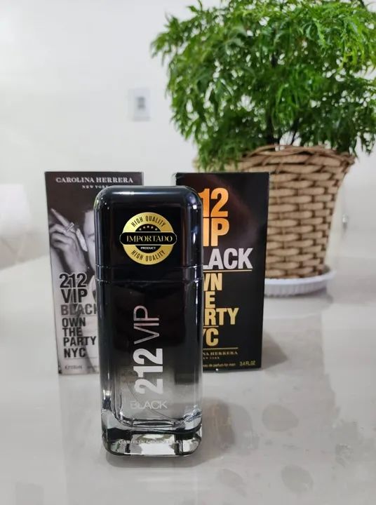 Perfume 212 Vip Black 100ml - 50% de Desconto