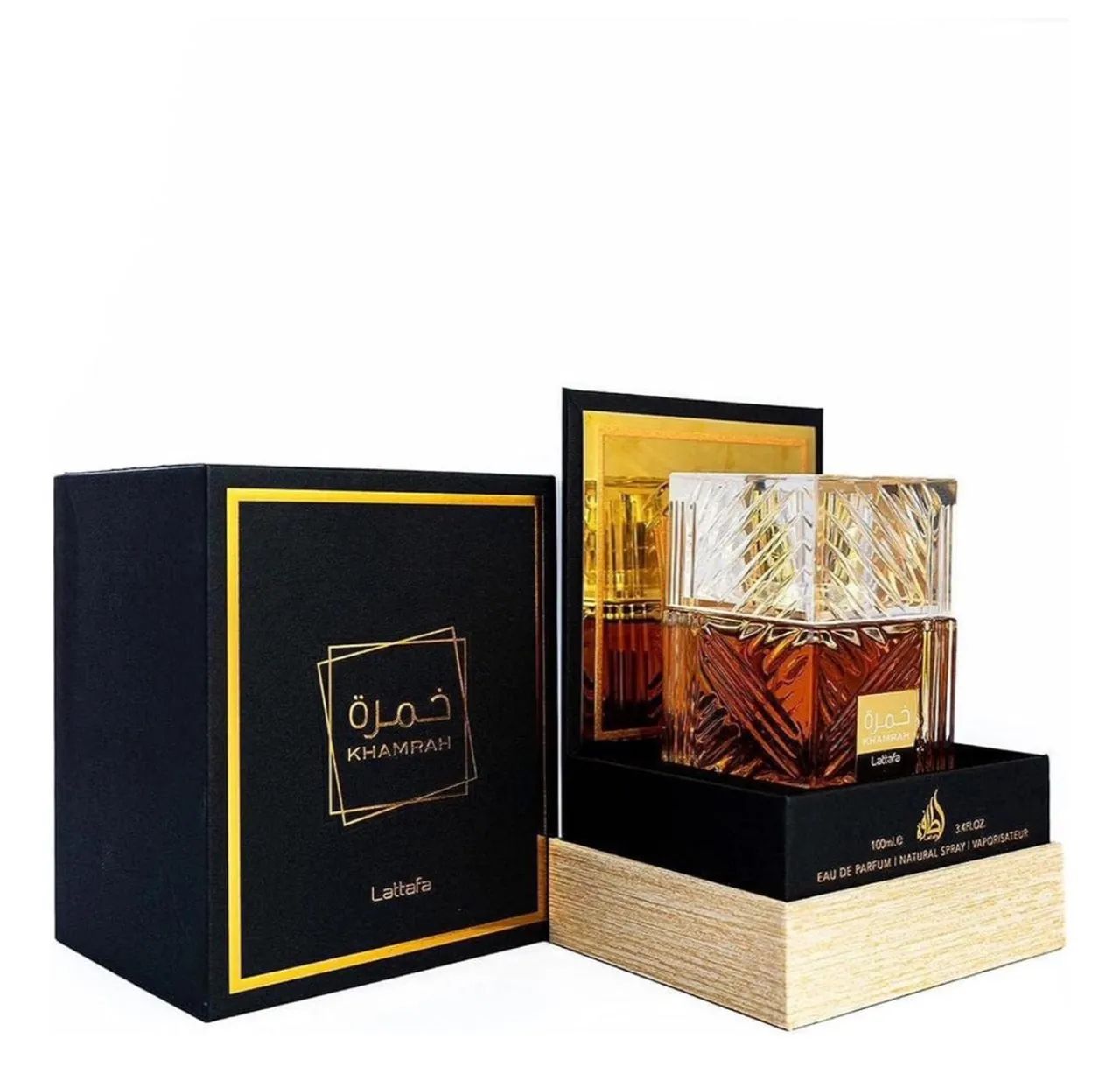 Perfume Lattafa Khamrah 100ml - Unissex - Foto 4