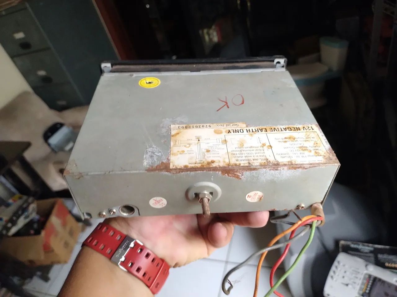 Rádio toca fitas antigo funcionando  - Foto 2