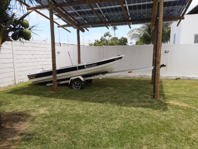 Bote Artsol de 4,5 metros e motor Mercury 15 hp - Foto 2