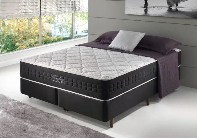 quarto cama colchao casal molas ensacadas espuma D33