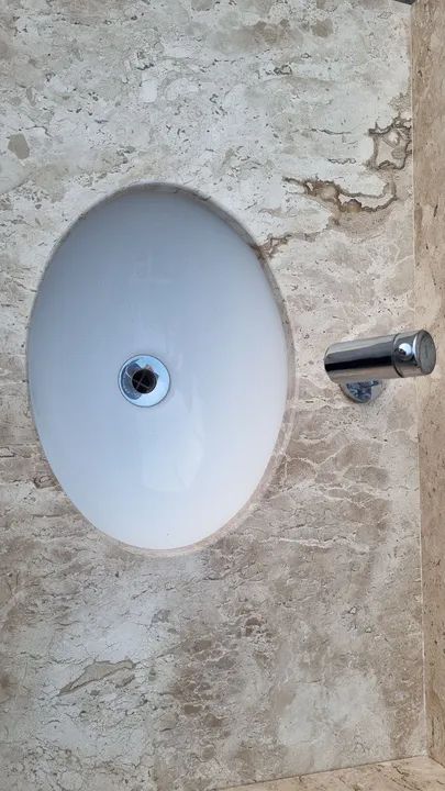 Pia Travertino para lavatório Nova - Foto 2