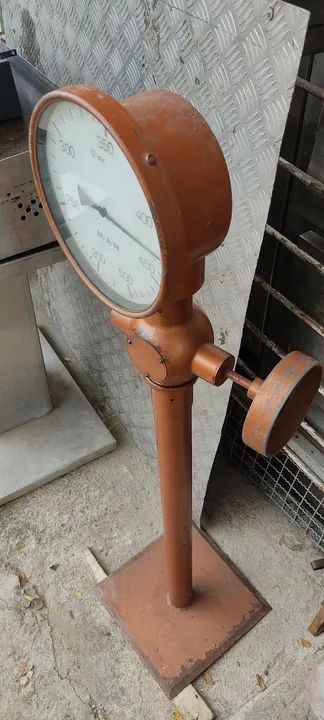 Manômetro pressão ANTIGO para decoração"LEIA" - Foto 5