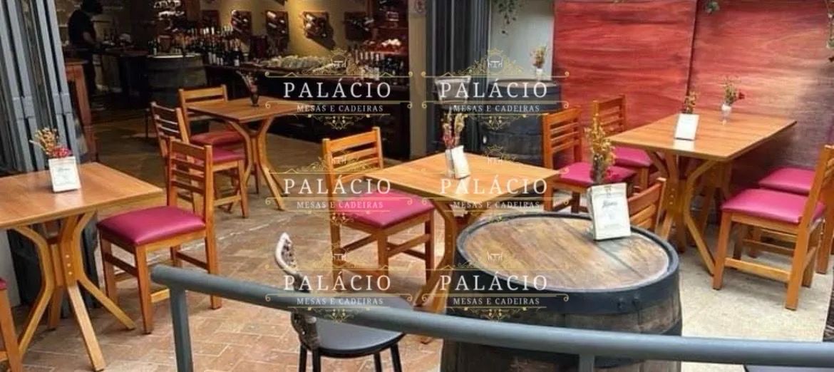 CADEIRA C ESTOFADO MADEIRA MACIÇA LANCHONETE RESTAURANTE BAR PADARIA HAMBURGUERIA PIZZARIA - Foto 6