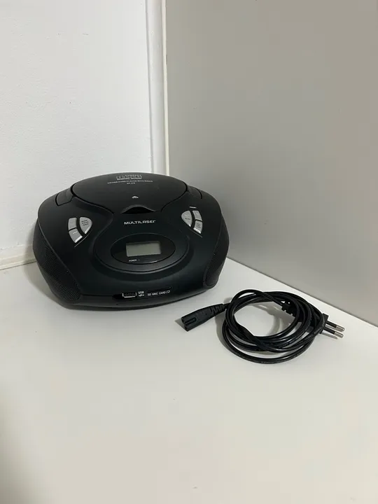 Som Multilaser SP-170 CD/USB/SD Card Player - Ótimo estado!